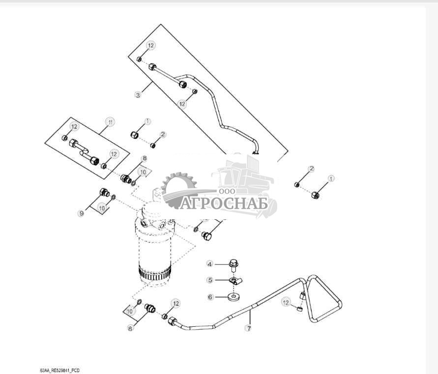 63AA Топливопроводы низкого давления 
